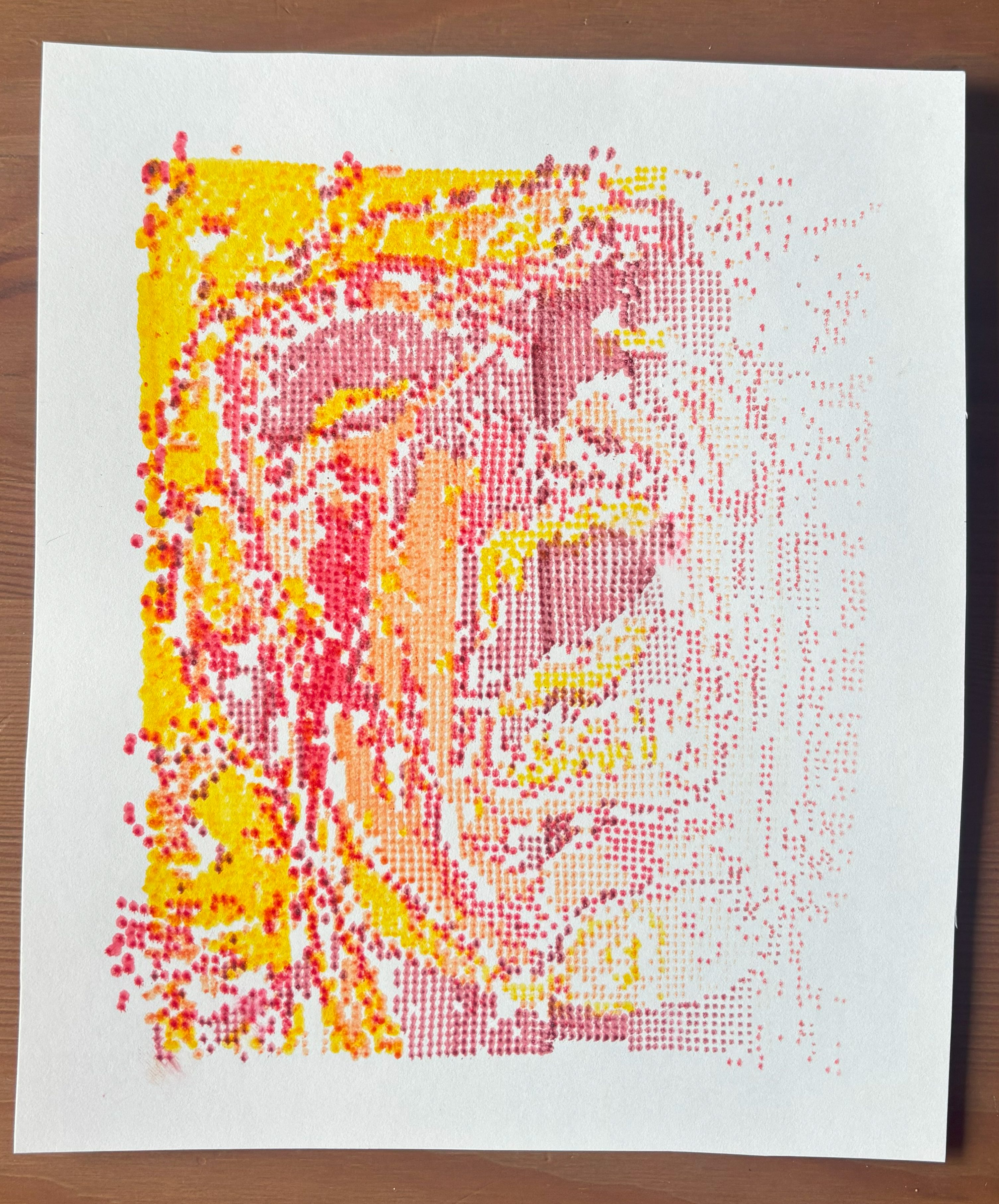 Result print for multi color